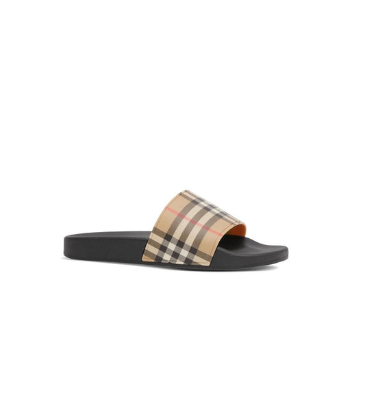 Burberry Check Slides